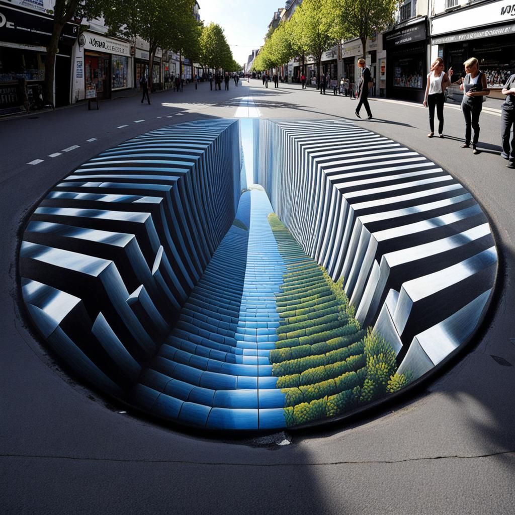 Optical illusion   by @undefined