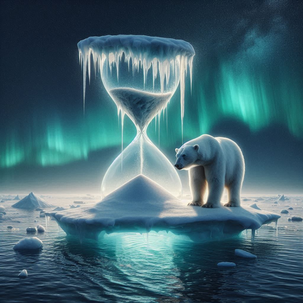 When the ice melts and time stands still .............