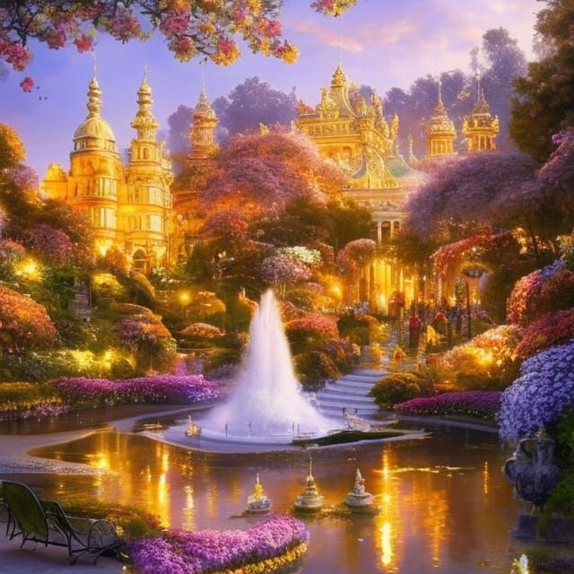 Royal Garden   by @Raven