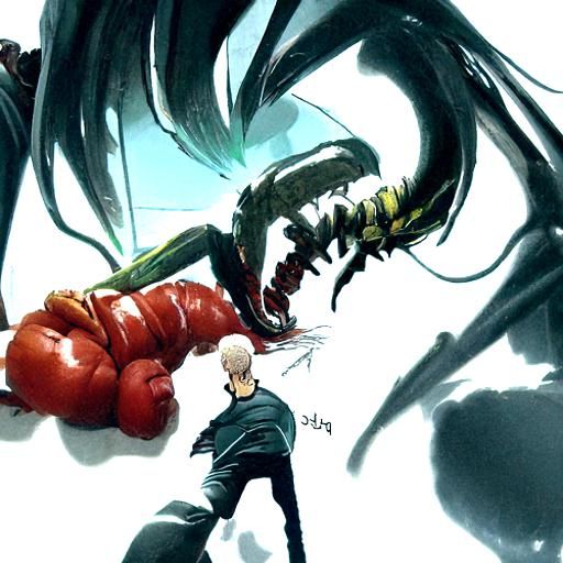 ArtStation - Cosmic Fear Garou Fanart, One Punch Man (2023)