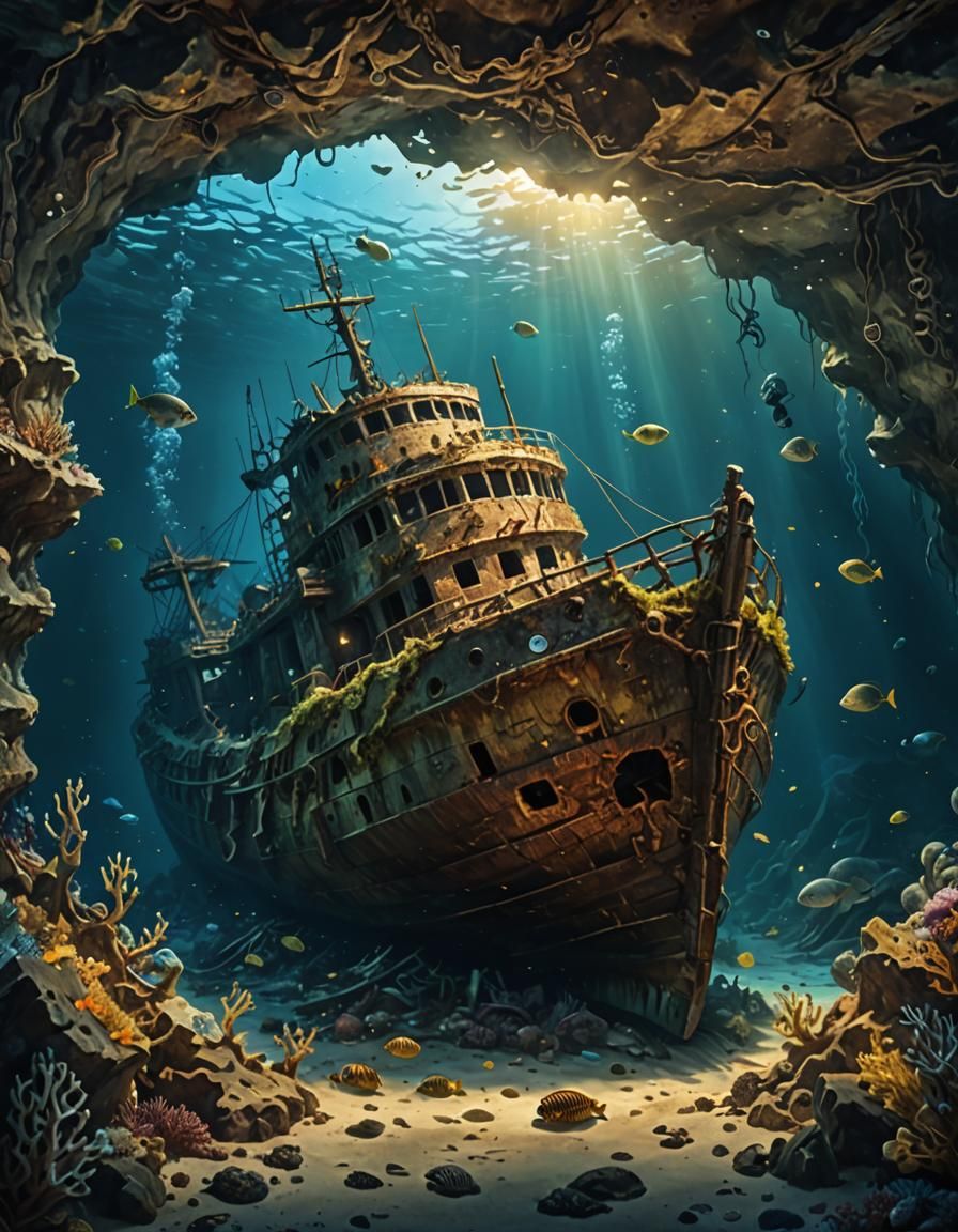 shipwreck   by @Plats