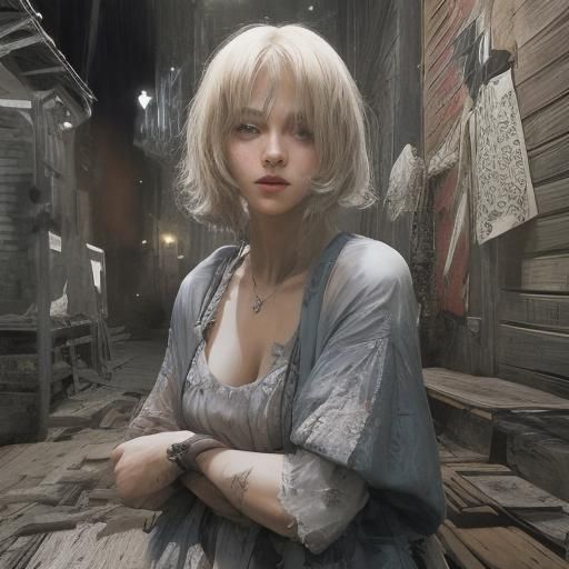 Cyberpunk Lion Roars in the Neon City