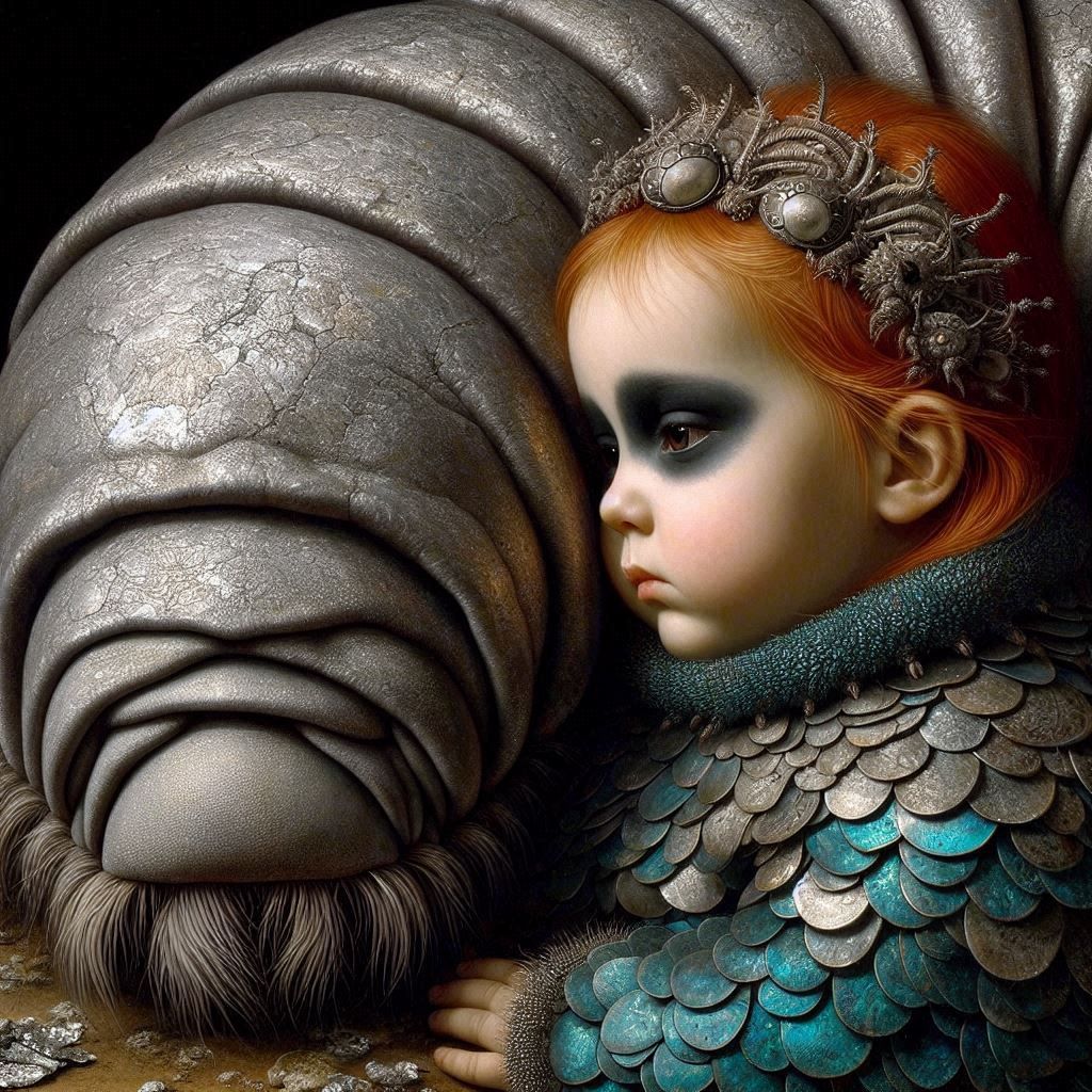 Girl and Tardigrade