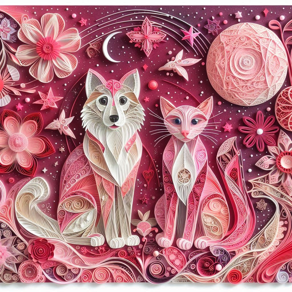 Crafty Cat and Dog