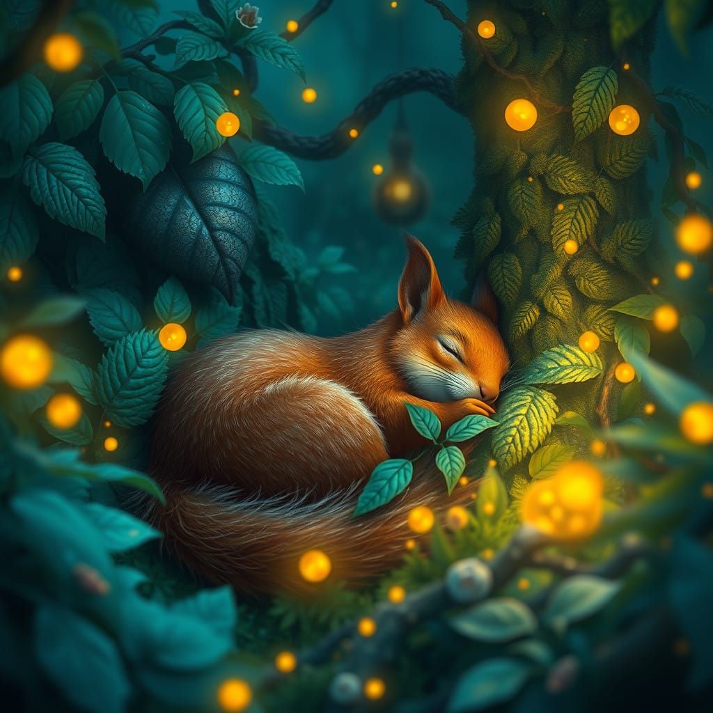 Sleepy squirrel  by @Chris Stagg