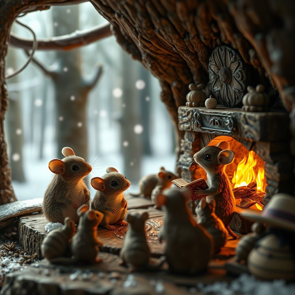 A mousy meeting  by @Richard Foleher