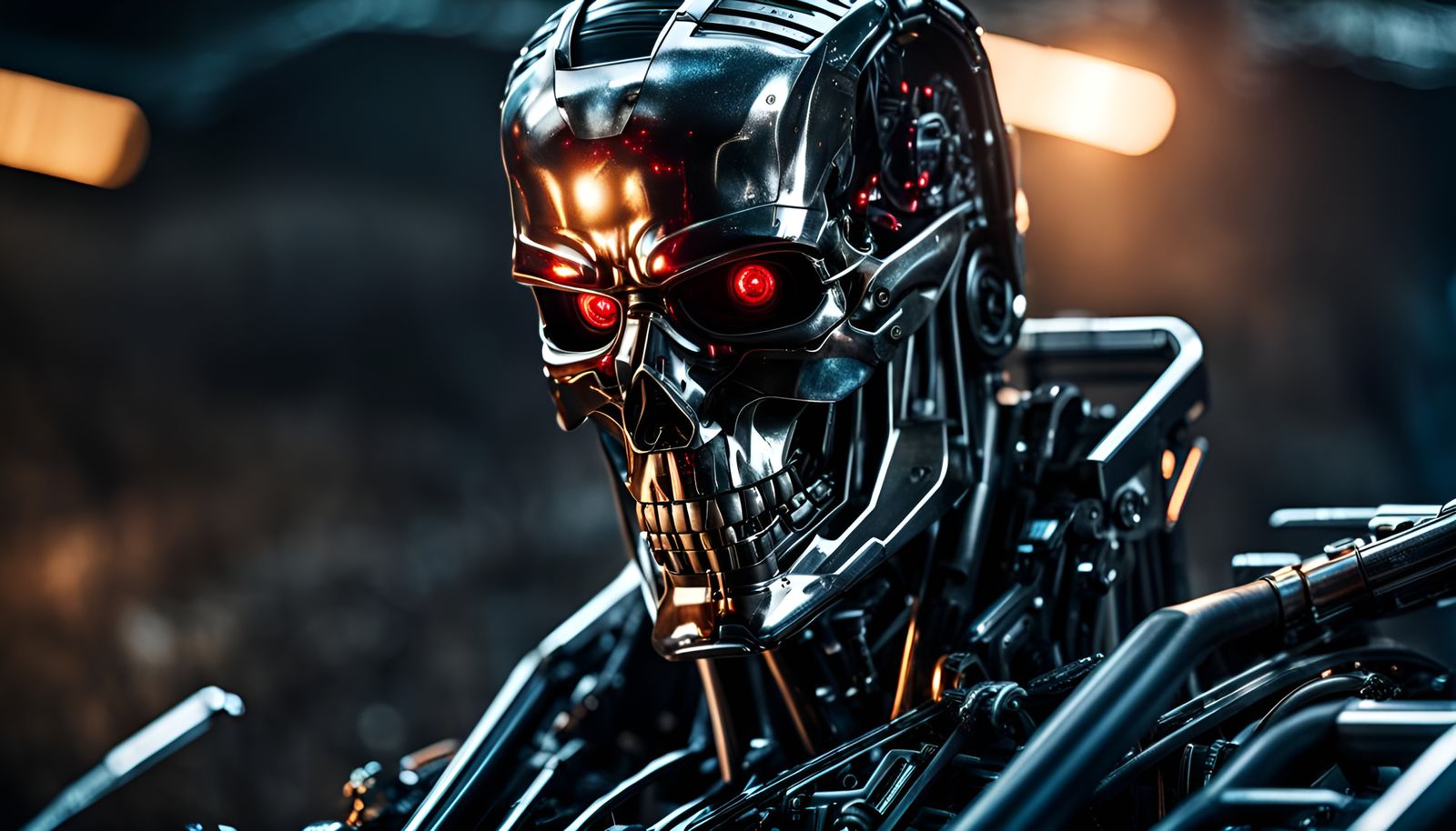 Teminator T800 :) Skynet - AI Generated Artwork - NightCafe Creator