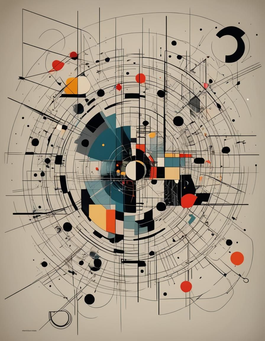 Abstract Bauhaus Art