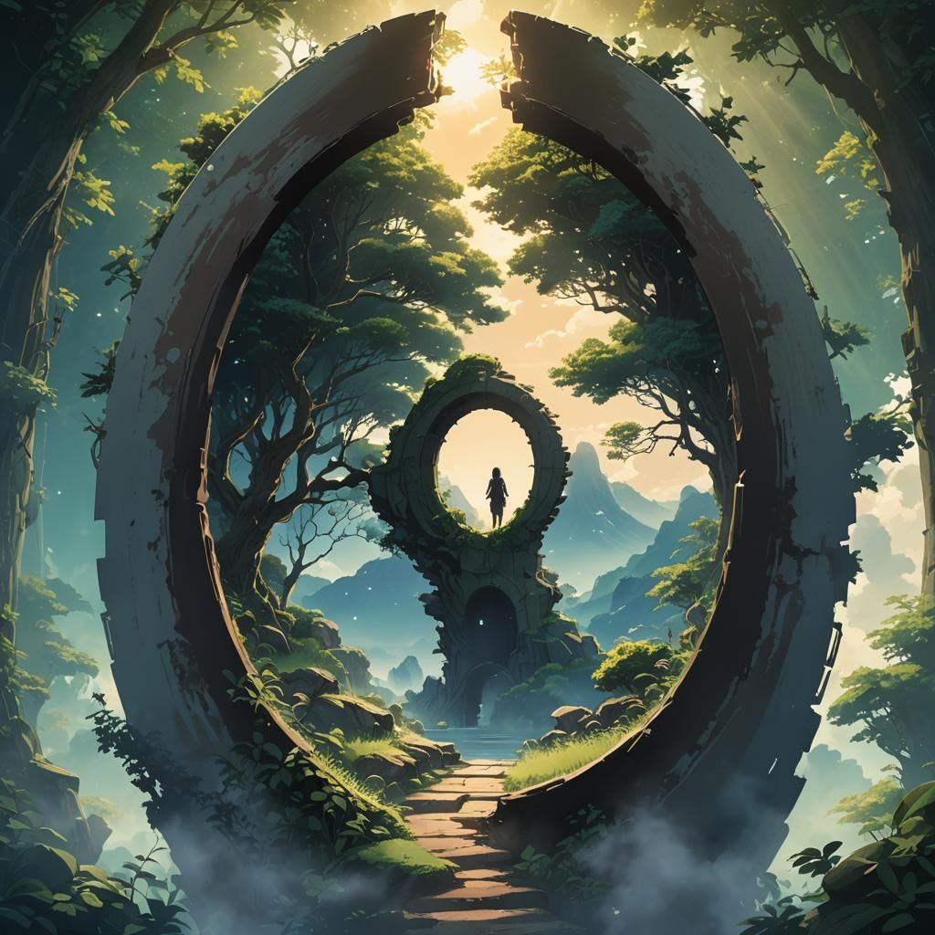 The keyhole Portal - AI Generated Artwork - NightCafe Creator