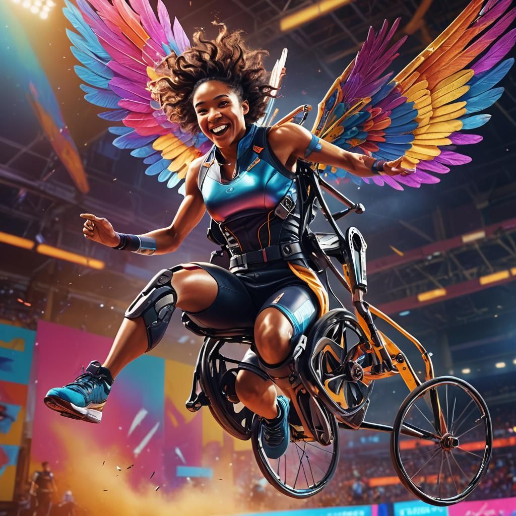 Courage gives you wings