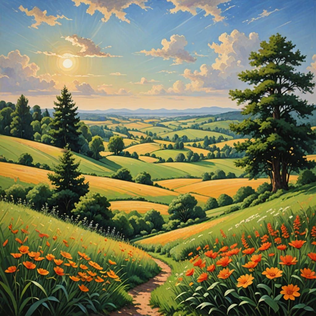 Summer landscape