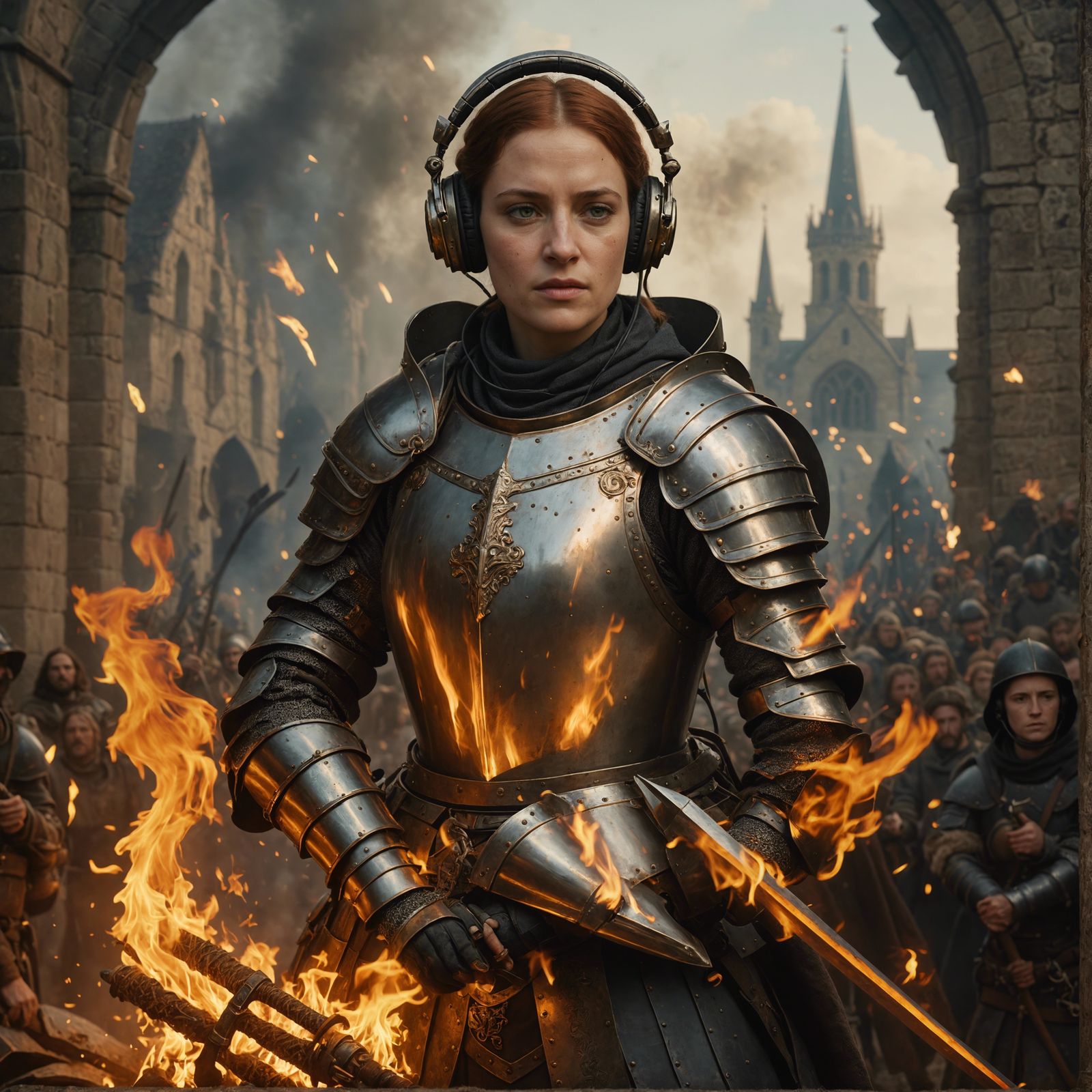 Now I know how Joan of Arc felt