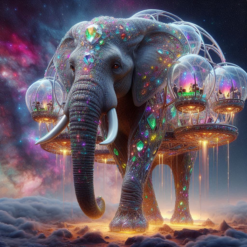 Futuristic Fantasy Elephant!!
