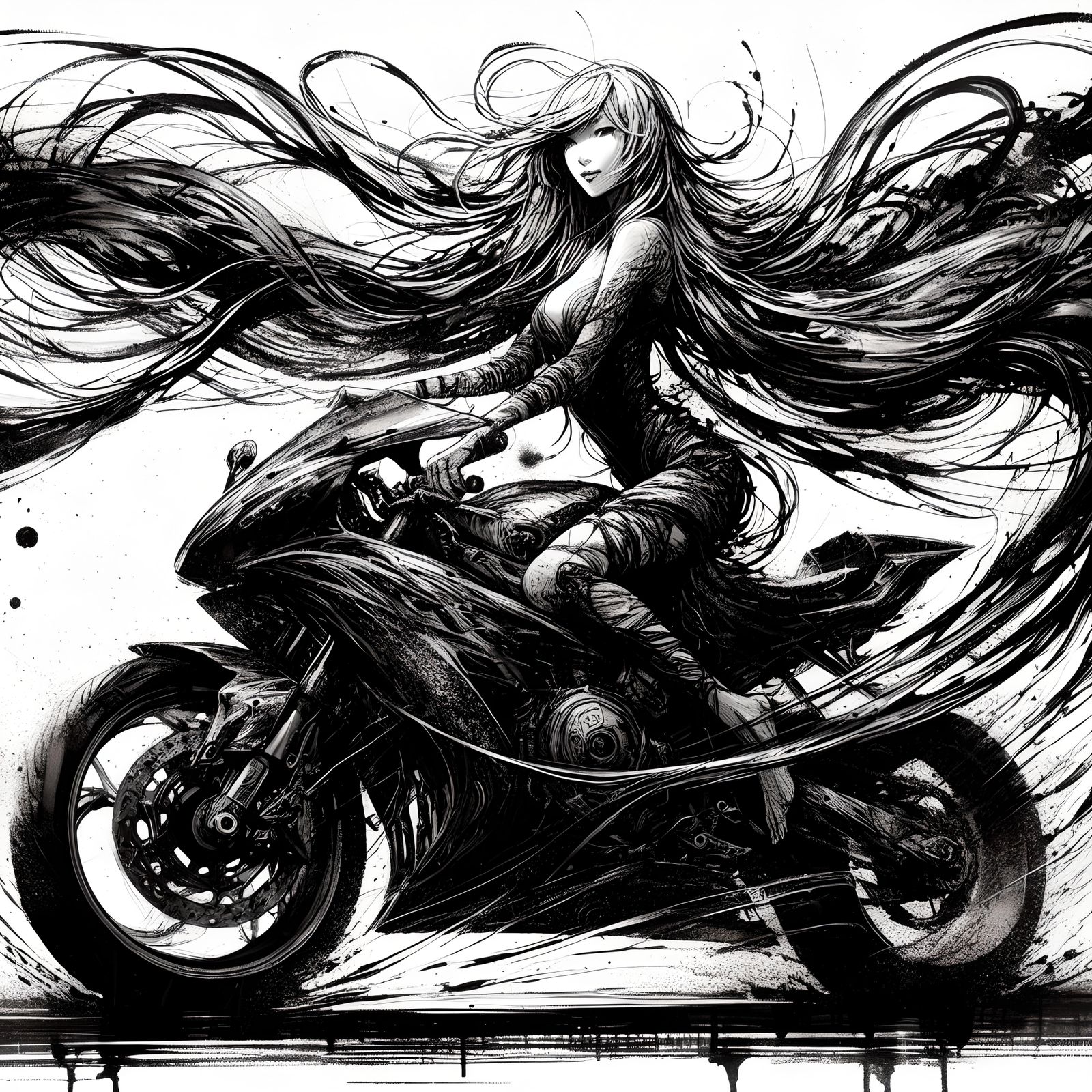 Biker girl...
