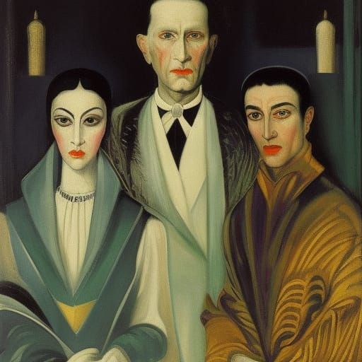 Good and smart vampire lord with two siamese cats 
By Mikhai...