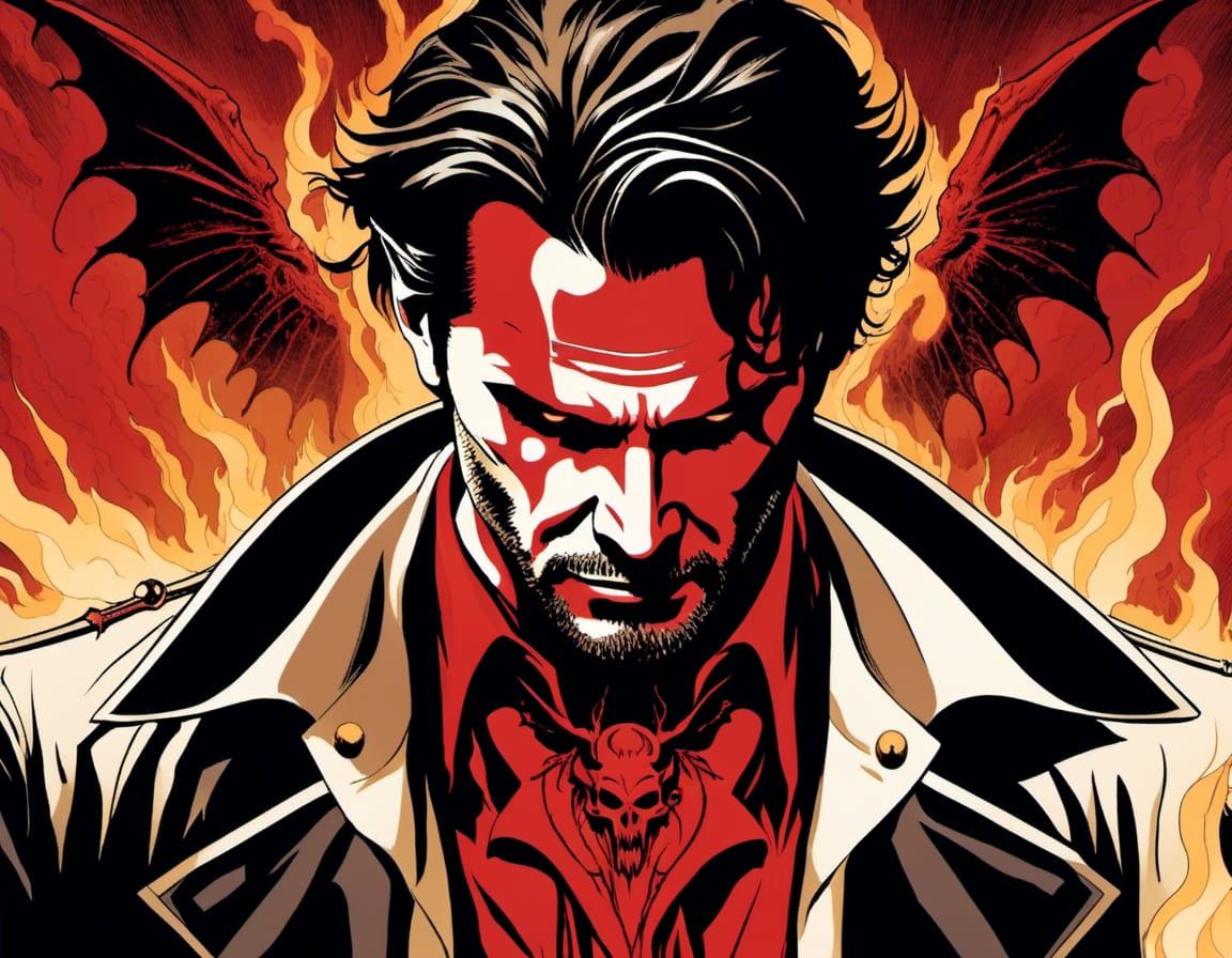 John Constantine in hell