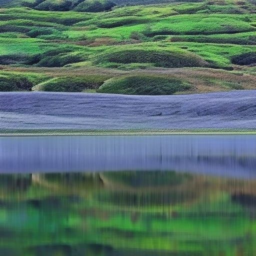 mirrored landscape