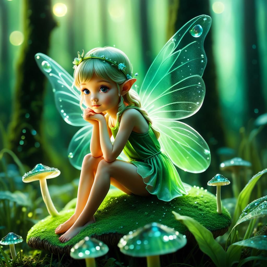macro little fairy 