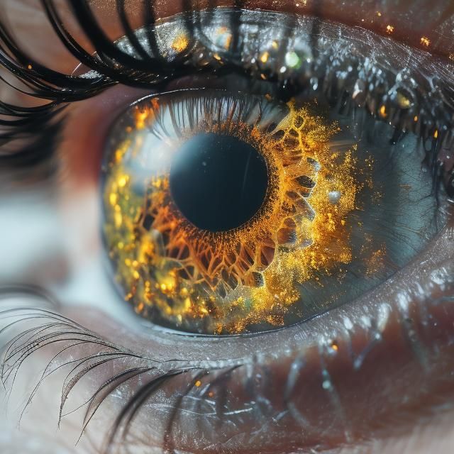 <lora:MJ6 Eyes AR181:1.0> elemental eye, macro shot close up of an eye, tilt shift double exposure photography of harmonious realism, Ultra...