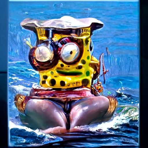 Bikinibottom spongebob - AI Generated Artwork - NightCafe Creator
