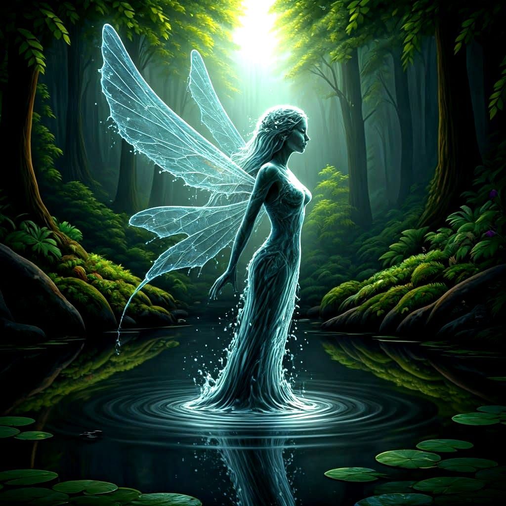 Fae of the water   by @Tippy