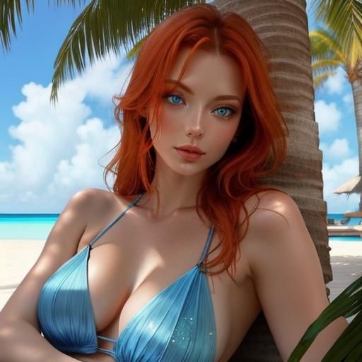 ginger on palm-beach