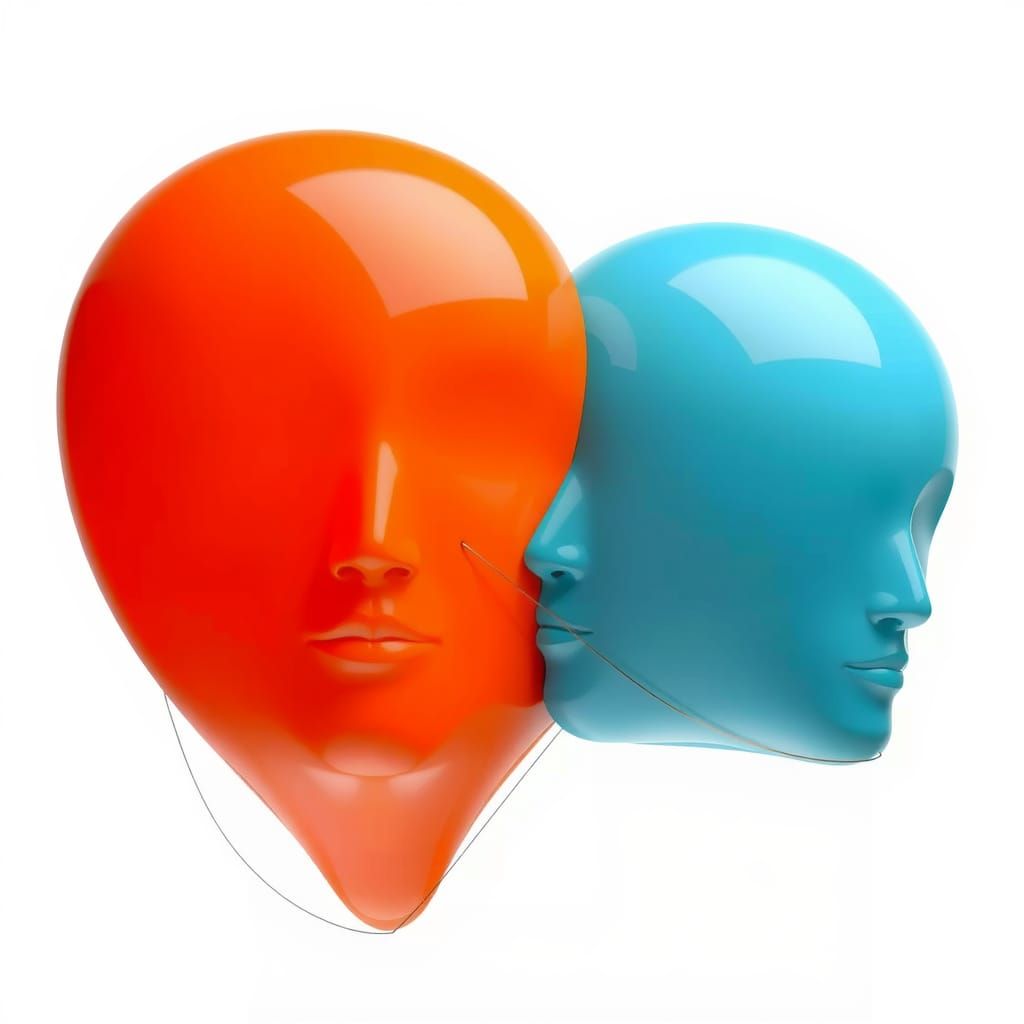 Abstract Morse Code AI Art