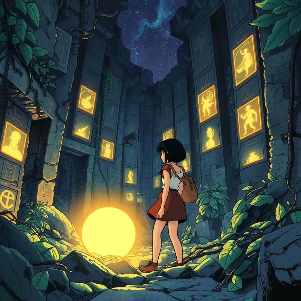 Deciphering glowing hieroglyphs from a forgotten civilizatio...