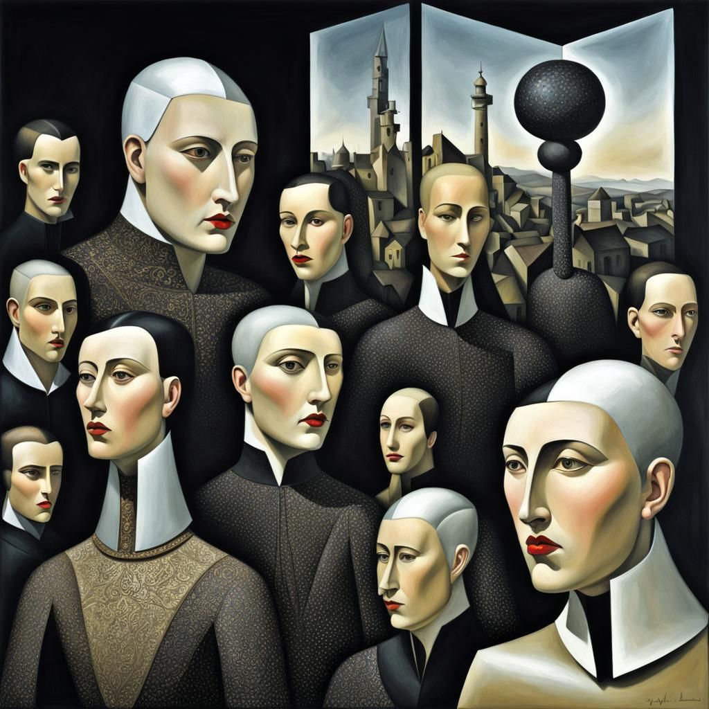 Surreal Dark Heart: A Hyperdetailed Love