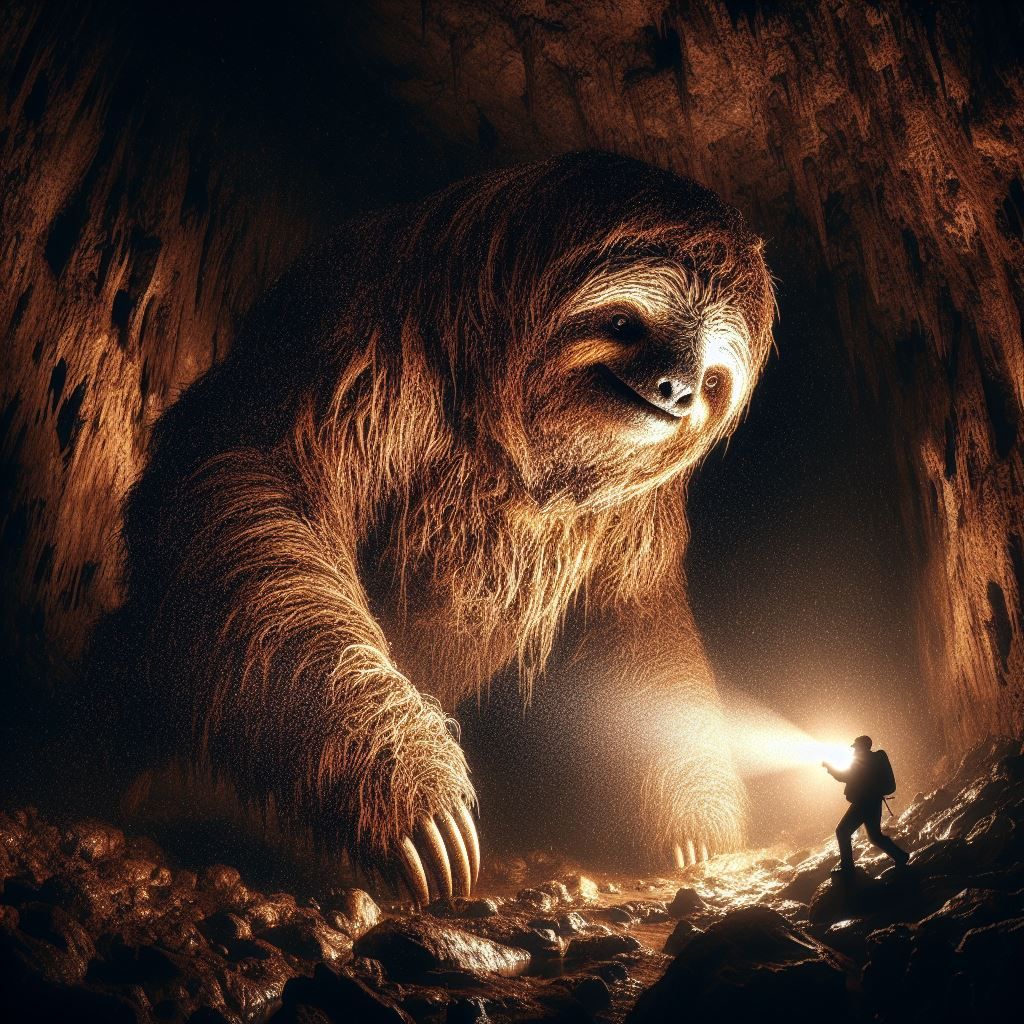 Giant cave Sloth