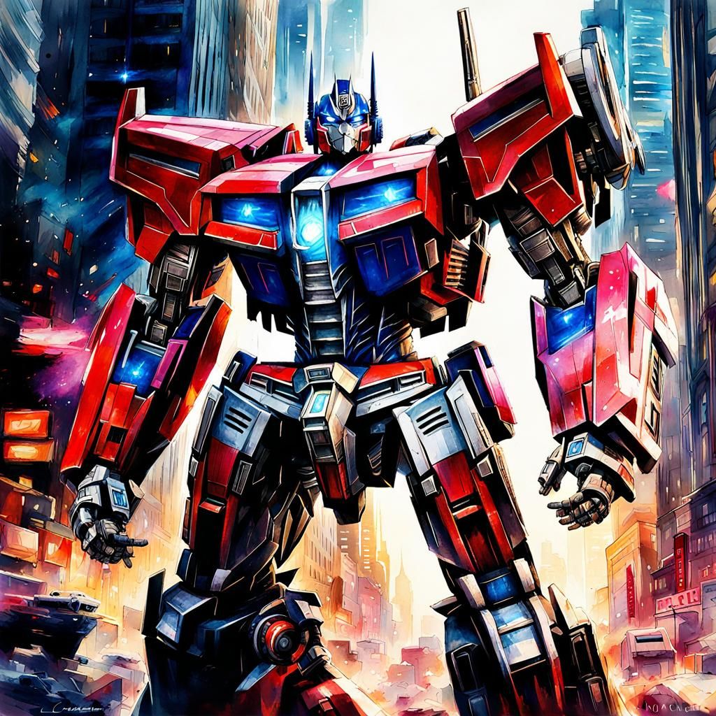 Optimus Prime - AI Generated Artwork - NightCafe Creator