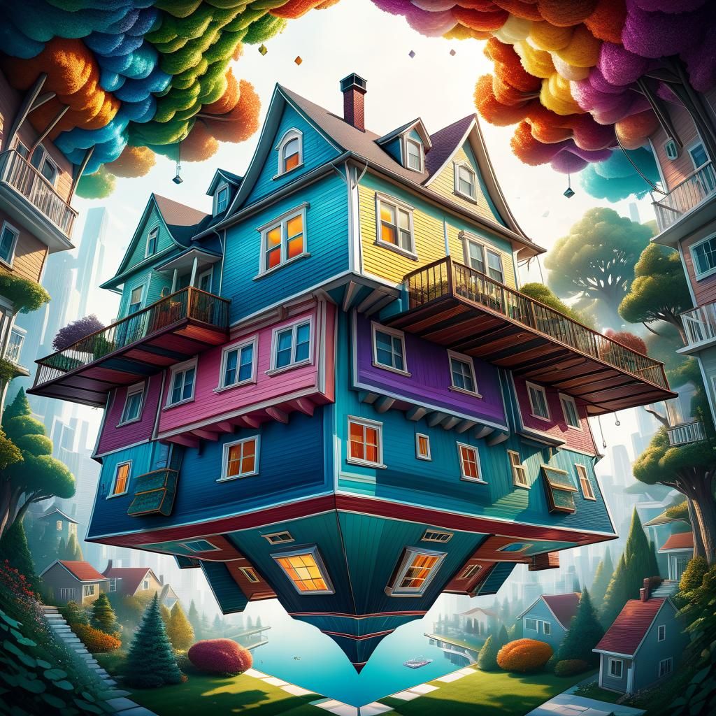 upside down house