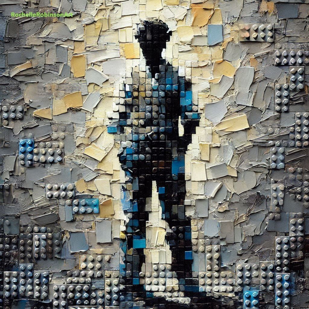 A Man - Lego Art