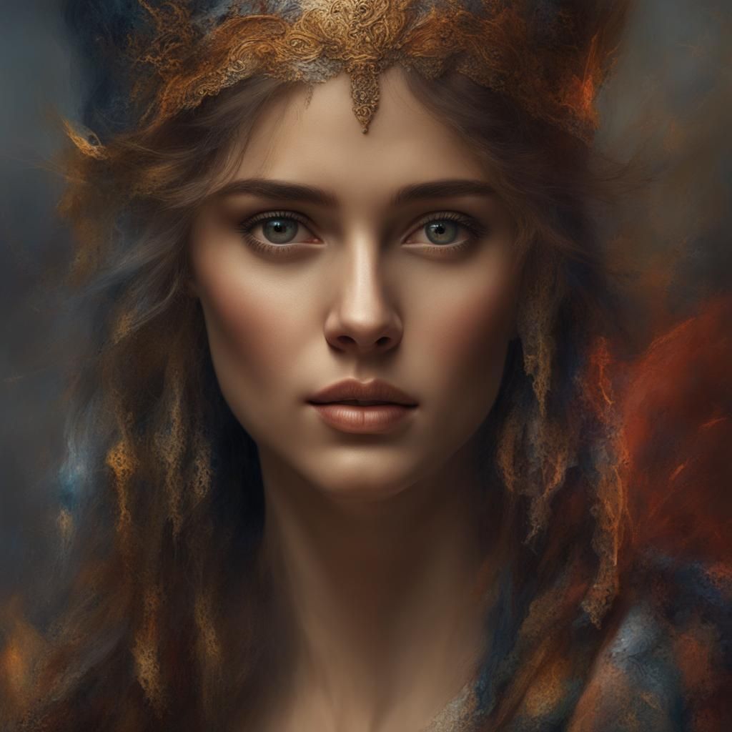 Fantasy Portraits - Elsa - AI Generated Artwork - NightCafe Creator