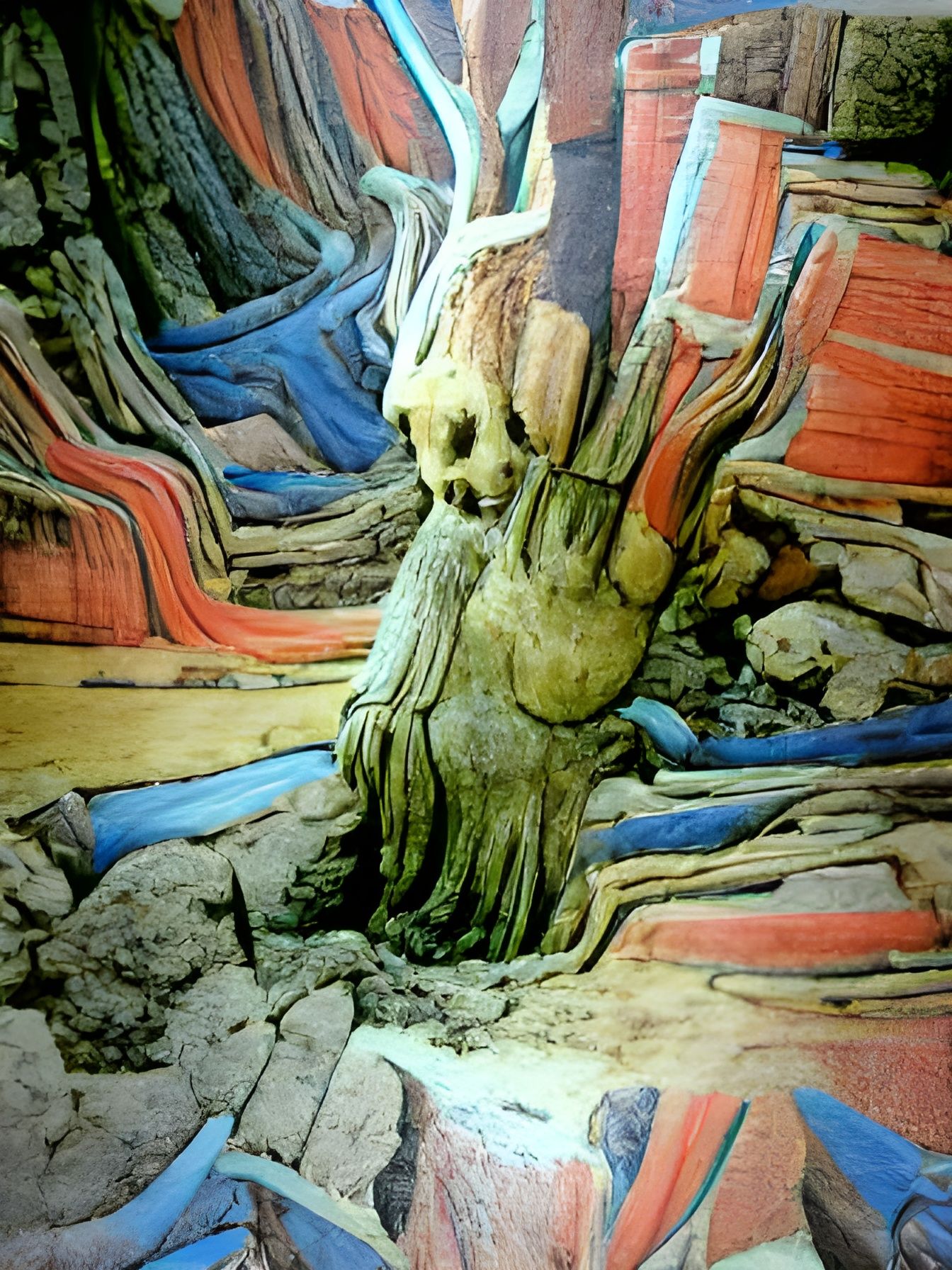 Petrified Roots of a Continent Tree Inch Towards the End of ...