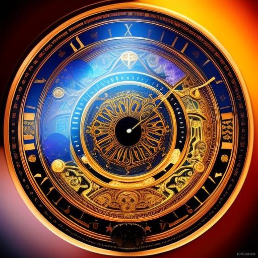 The All Seeing Clock AI Generated Artwork NightCafe Creator