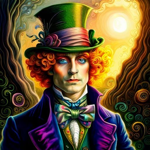 Mad Hatter 6 - AI Generated Artwork - NightCafe Creator