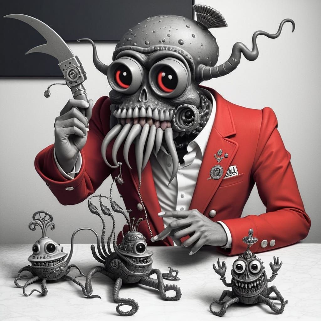 Three Emojis: Vulcan Salute, Pirate Flag, Lobster