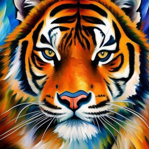 Tiger - AI Generated Artwork - NightCafe Creator