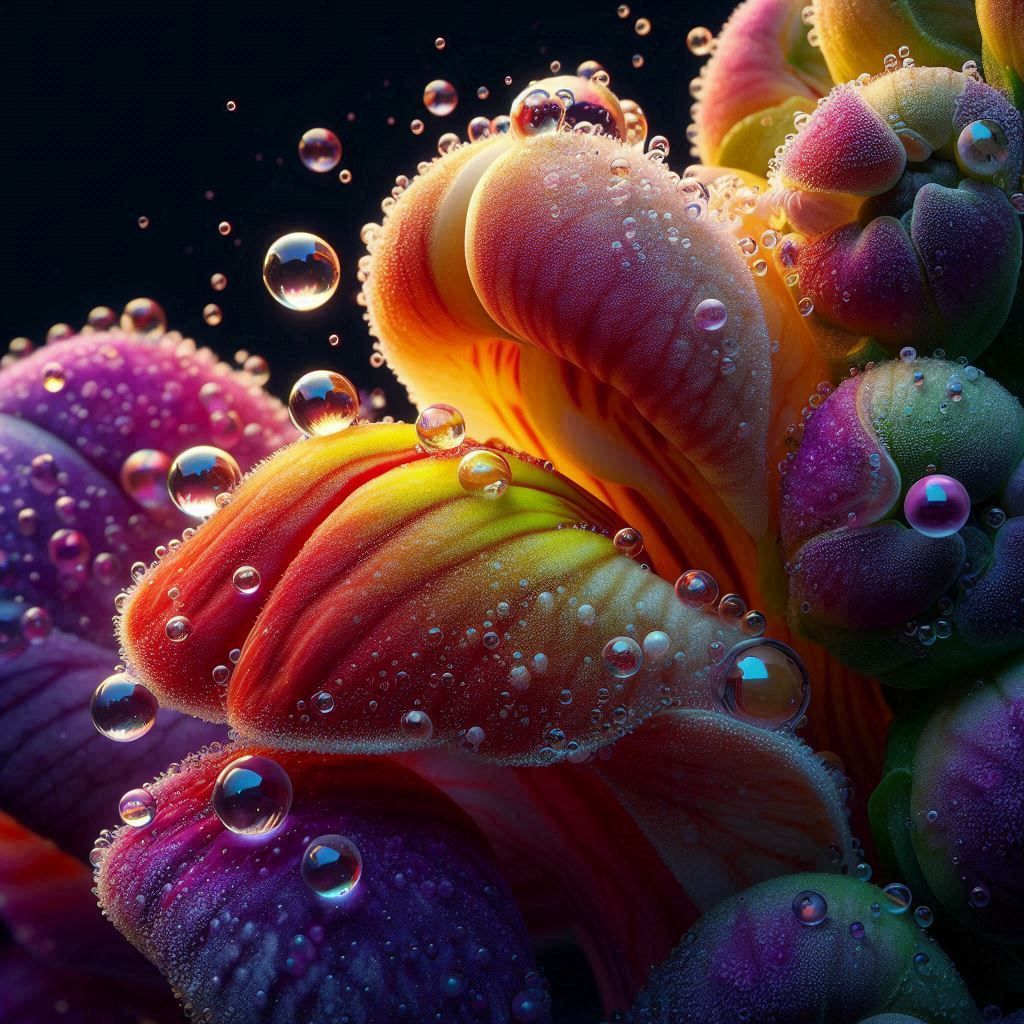 Underwater Macro Flower