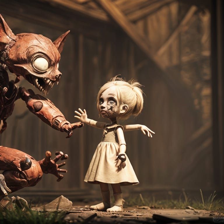 She's breaking the fourth wall and it is terrifying