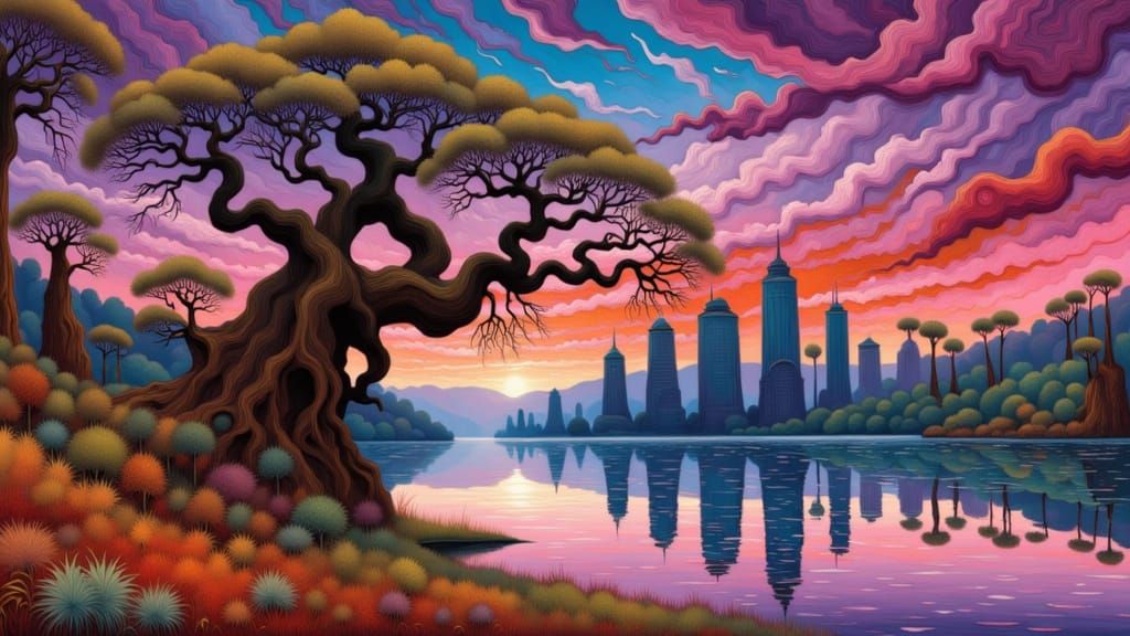 {<lora:MILLENNIUM BONSAI:1.0> TRANSMOGRIFY, 140°DOWN, -148% prompt weight, 
BRIGHTNESS, sideview PUZZLED-ULTRA-SCRATCHS-TEXTURED-SQUARE-INK-...