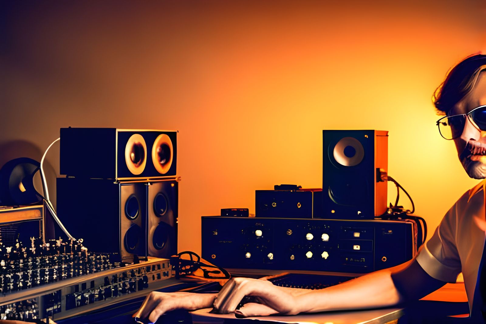 Modular Synthesizer Artist AI Generated Artwork NightCafe Creator