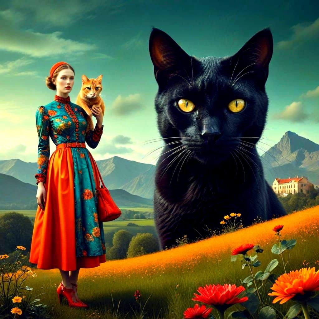 Surrealistic Beauty in Extravagant, High-Contrast Colors