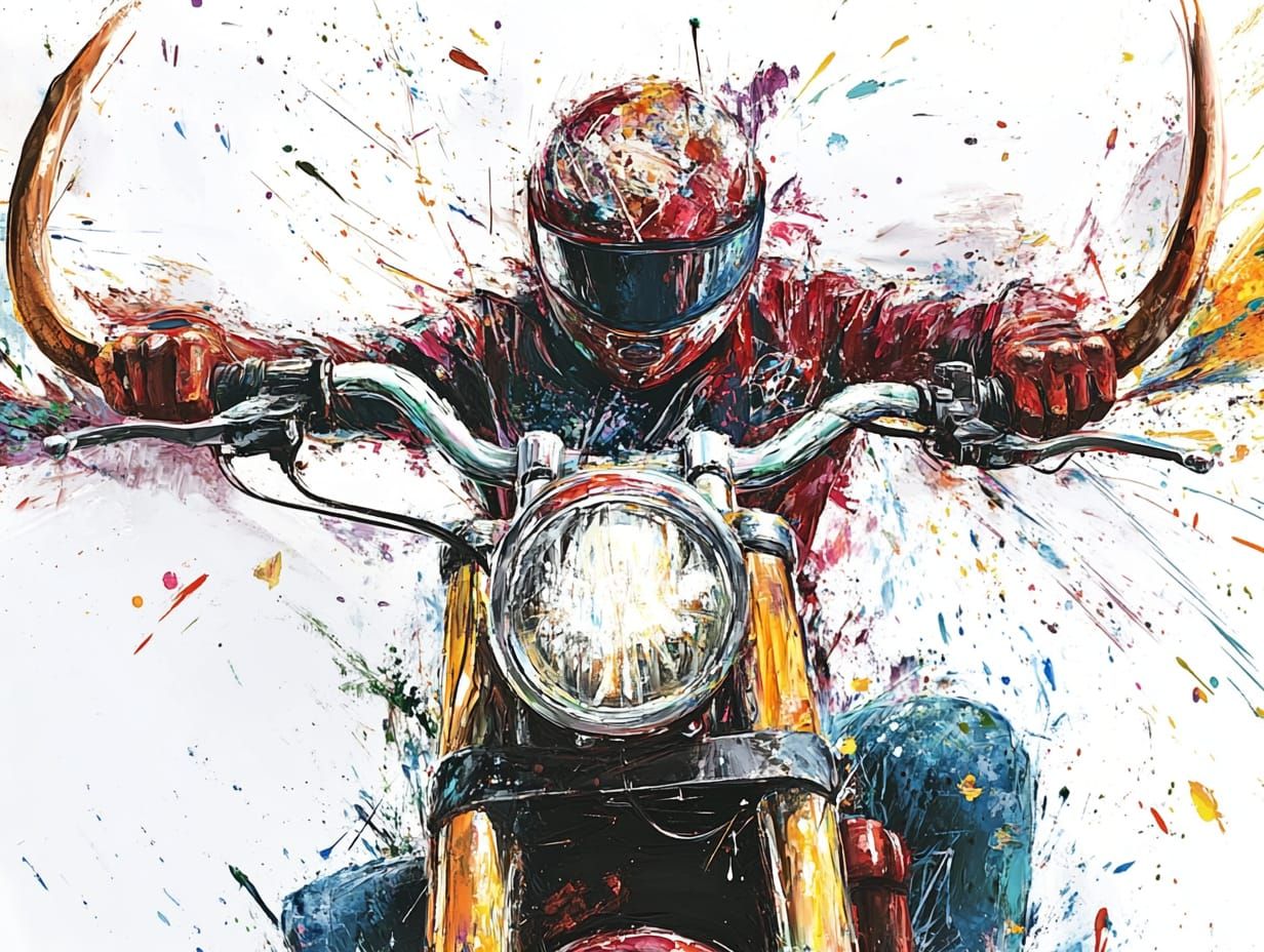 Carne Griffiths Horned Motorbike