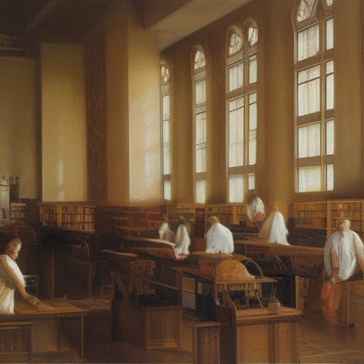 In scriptorium