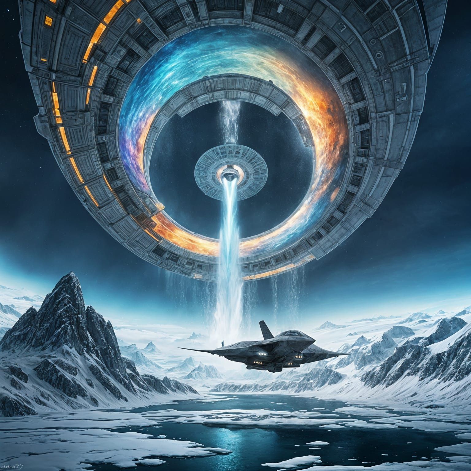 Greenland arctic gateway vortex, secret hidden military priv...