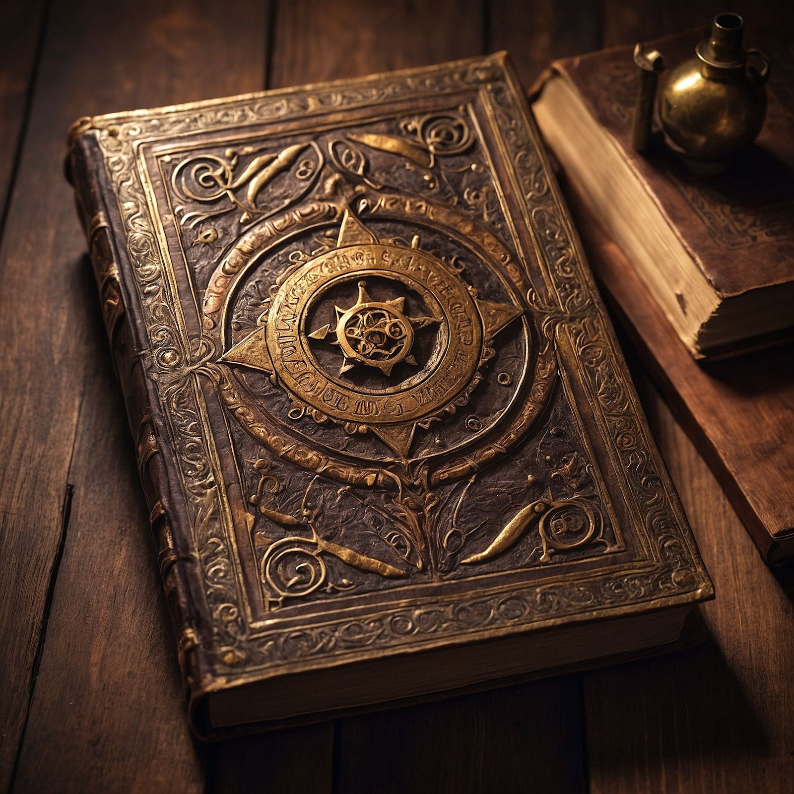 228 – ...for their precious bindings in hammered and molded leather, or even in embossed metal, which reproduced abstrac...