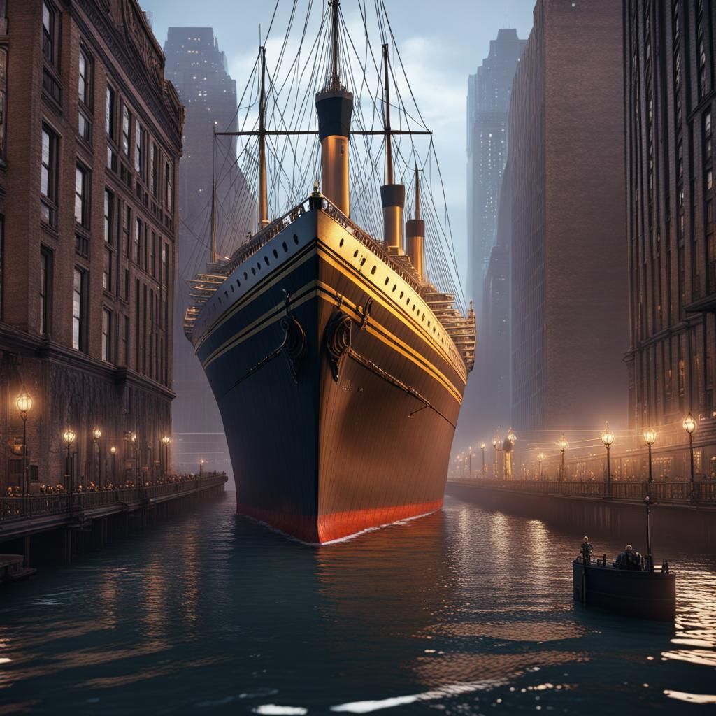 Titanic arrived New York City
