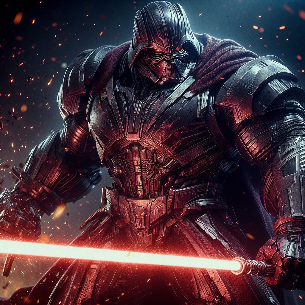 Hulk and Darth Vader Fusion